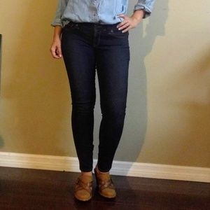 Lucky Brand Dark Wash Charlie Leggings Denim